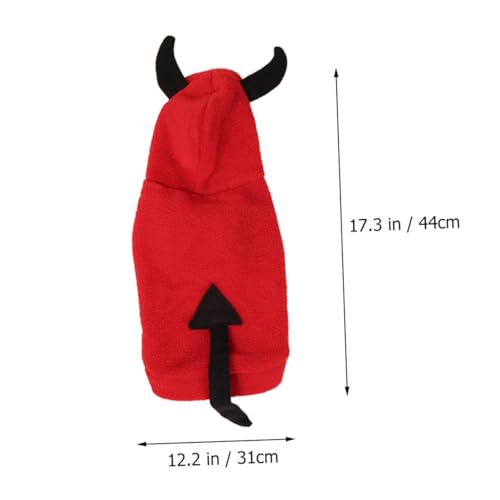Disfraz de Halloween para perro POPETPOP talla L cómodo y cálido miniatura 2