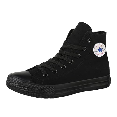 Image of Long High Top Canvas Men Sneakers