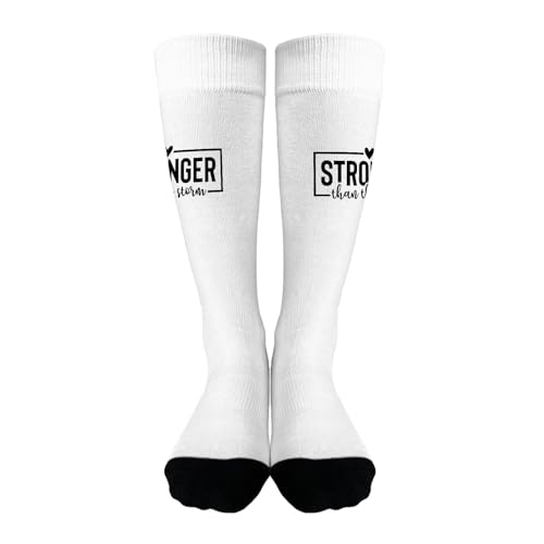 stronger than the storm half calf sock for grandma3