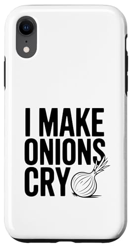 I Make Onions Cry Funny Chef ���[���A �X�}�z�P�[�X iPhone XR �p