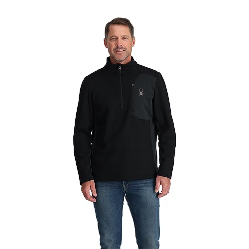 Spyder Bandit Half Zip, Herren, Schwarz, L
