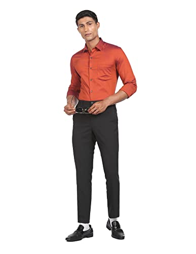 Image of Arrow Men's Cotton Solid Slim Fit Shirts