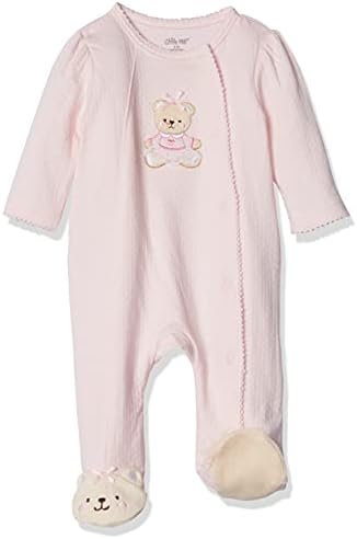 Little Me Baby-Girls Newborn Sweet Bear Footie, Light Pink, 3 Months