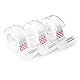 Amazon Basics Klebeband mit Abroller, matt, 3 Stück, 1.9 cm x 7.62 m (B x L), transparent