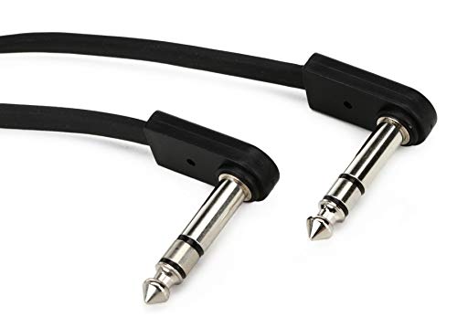 EBS PCF-DLS28 Deluxe câble plat TRS robuste pour connexions audio stéréo sans interférences