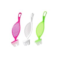 3 Pack Rice Washer Tool, Stirring Rice Washing Stick with Hanging Hole Kitchen Creative Handheld Stirring Rice Wash Strainer for Kitchen Restaurant
