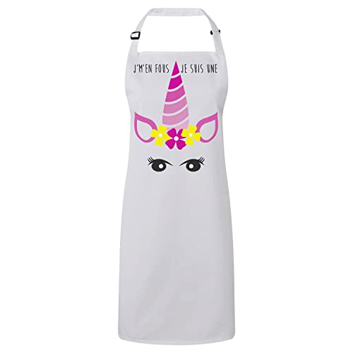 Tablier cuisine premium licorne tissu haute densité Fabulous finition haut de gamme