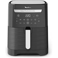 Moulinex Easy Fry & Grill XXL Friggitrice ad Aria, 6,5Litri/2Kg, 2 Pietanze in 1, Cottura ad Aria e...
