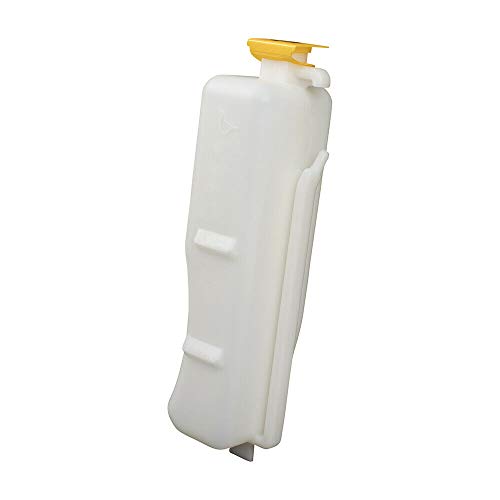 DAT AUTO PARTS Engine Coolant Recovery Bottle Overflow Reservoir Tank With Cap Replacement for 1994-2001 Dodge Ram Truck & 2002 2500/3500 Models 1991-1996 Dakota White Textured Plastic CH3014105