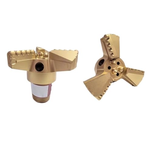 Diamond Drill Bit for Well Drilling Geological Exploration, Coreless Three-Wing/Four-Wing 76/89 Drill Rod, Special for Rock(200mm,89 External Thread)