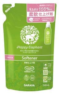 Amazon.co.jp: ハッピーエレファント 柔軟仕上げ剤 詰替用【サラヤ