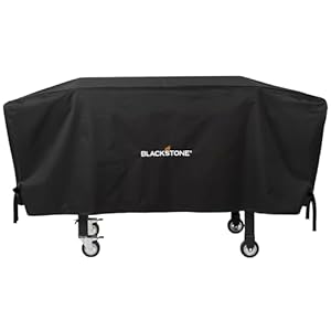 Blackstone 1528 600D Polyester Heavy Duty Flat top Gas Grill Cover, Water Resistant Exclusively Fits 36″ Griddle Cooking Station, Black