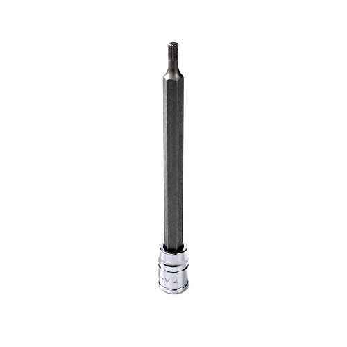 Image of Capri Tools 30057 XZN Extra Long 4mm Triple Square Bit Socket with 1 /4-Inch Drive