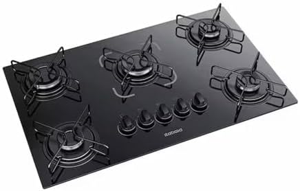 Cooktop Essencial 5 Bocas - Preto