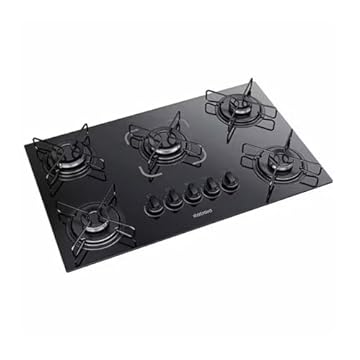 Cooktop Essencial 5 Bocas - Preto