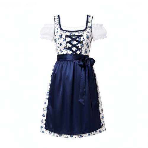 Robes Dirndl de Bavière Oktoberfest avec épaules nues - 7