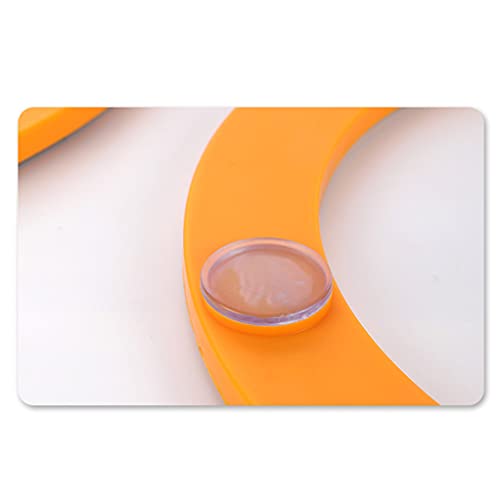 Shijianx Rotating Bearing-Cold Rolled Steel Turntable-Base-Bearing, Front: New Abs Wear-Resistant Rubber (Outer Diameter: 12-24 Inches) #TOP6