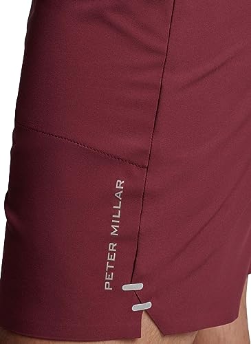 PETER MILLAR Men's Crown Sports Active Swift Performance Short XL Wine4