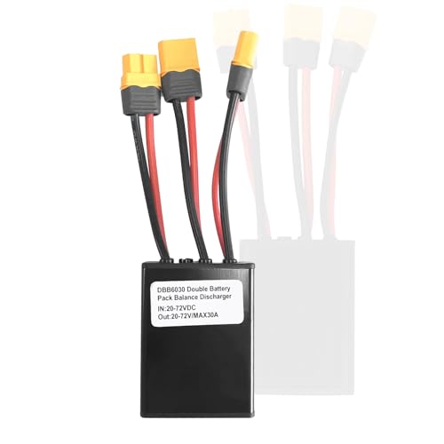 JOJOCY Dual Battery Connector 20V-72V, E-Bike Parallel Module Adapter, XT60