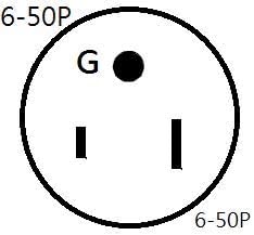 Parkworld Welder Extension Cord NEMA 6-50 Extension Cord, 6-50P to 6-50R STW 8AWG/3C for 40 Amp 250 Volt (15FT)