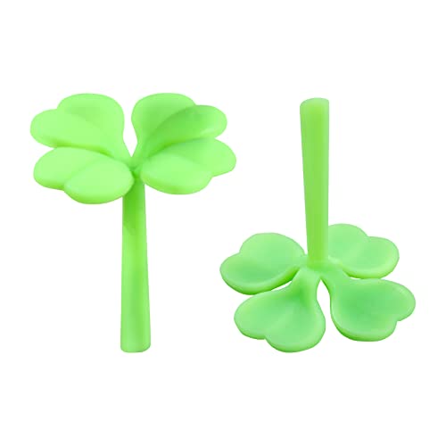 おもしろい色の4つの葉の本のページマークシリコーンオフィススクールライブラリのためのホームコーカーの友人ギフト子供用ブックマーク4つの葉の子供向けブックマーク