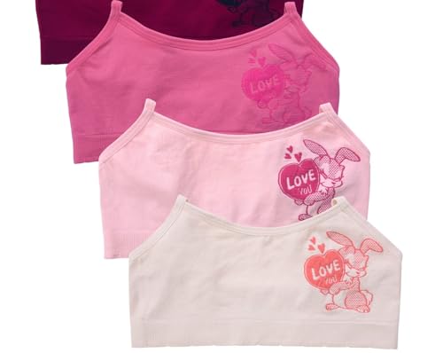 I&S Girl's Spaghetti Strap Seamless Bras No Padding Wire-Free Training Bras Comfortable Prints - 6 Pack2