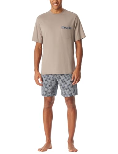 Schiesser Herren Schlafanzug kurz Rundhals - Nightwear Set