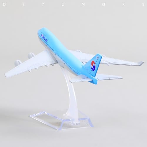747 Korean Model Airplane kit-1/400 Die-cast Metal Airplanes Model with Stand (6 inches) Air Plane Model Boeing 747 Gifts for Aviation Enthusiasts, Desktop Display Decorations