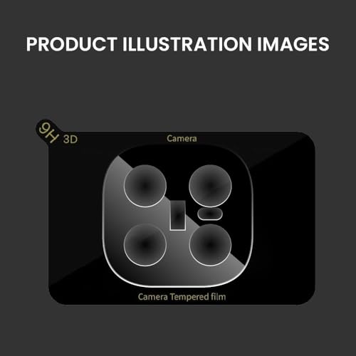 Image of ArmourPro Camera Lens Protector Tempered Glass Compatible For iQOO 15 (6.85 Inches) With Edge To Edge Coverage | Black Lens, Pack of 1