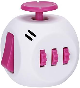FIDGET DICE 6 Sides Fidget Toys Cube Relieves Stress and Anxiety Cube for Children and Adults