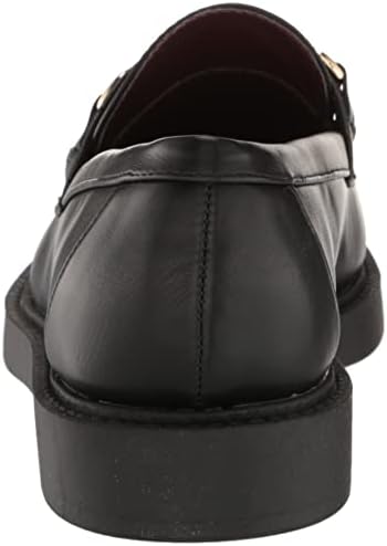 Tommy Hilfiger Women's TREVYS Loafer Flat, Black Leather, 9.5 | Image 2
