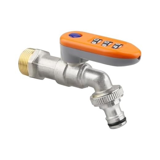 Vhjlfig Cerradura Con Combinación Para Grifo De Jardín | Llave De Agua De Latón Con Candado Combinatorio Para Riego De Jardín | Suministros De Jardinería, Válvula De Agua Para Casa Alquiler