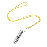 HANABASS Pigeon de ala de Supervivencia al Aire silbatos Que Hacen Ruido socorristas silbatos Dispositivo de Entrenamiento de Mascotas Silbato de Seguridad Acero Inoxidable Plata