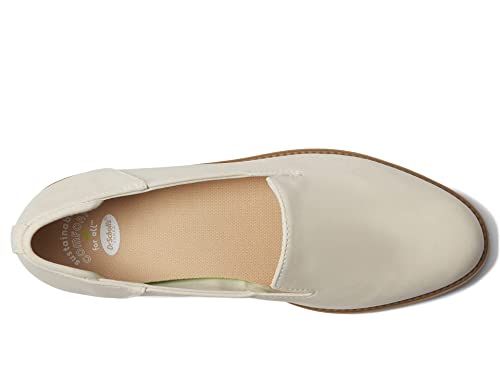Dr. Scholl's Shoes Women's Jetset Slip On Wedge Loafer, White Synthetic, 9.5 #TOP1