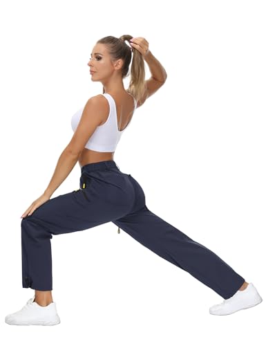 Rapbin Wanderhose Damen Cargohose 2026 Leichte Sommer Outdoorhose Schnelltrockend Atmungsaktiv Trekkinghose mit Taschen