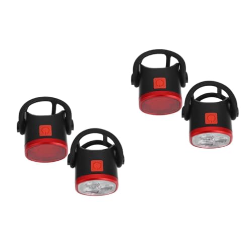 SUPVOX 2 Sets Bike Lights Rechargeable Led Bike Rear Light for Bicycles Mounting Kit Included for Road Biking Night Riding