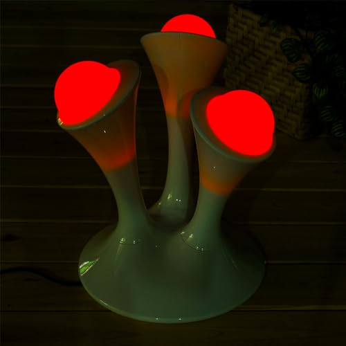 Veilleuse LED champignon au design épuré pour éclairage de chambre premium - 5