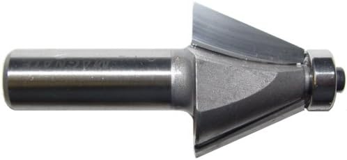 Magnate 0910 Chamfer Carbide Tipped Router Bit - 22-1/2 (22.5) Degree; 7/8" Cutting Height