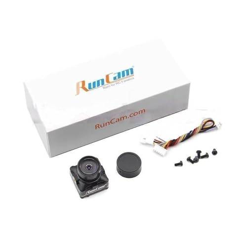 Robin 3 1200TVL Capteur COMS 1/3" pour caméra RunCam FPV DC 5-23 V Rapport d'écran 4:3 PAL/NTSC commutable pour drone RC Racing Quadcopter (Robin 3)