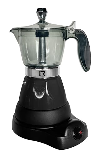 Bene Casa Black Portable Electric Espresso Maker/Cafetera, 1-3 Cups/Shots (1, BLACK)