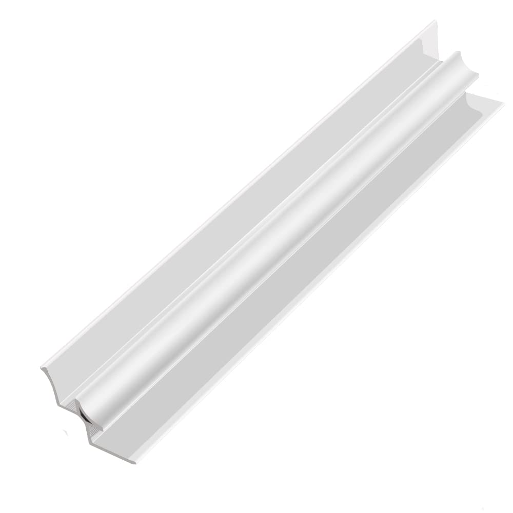 Aquariss White 10Mm Internal Corner Trim 2.6M Bathroom Pvc Panels Wall Cladding Wet Wall