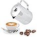 Milchkännchen Edelstahl 2000ml Kaffeekännchen Becher Milch Schaumkrug mit Deckel für Latte Coffee Art, Sahnekännchen Teekanne für Café, Restaurant, Haus, Barista Zubehör