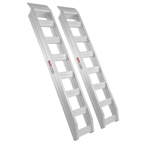 Rampas de aluminio para carga pesada 72 in x 15 in 2 piezas miniatura 6