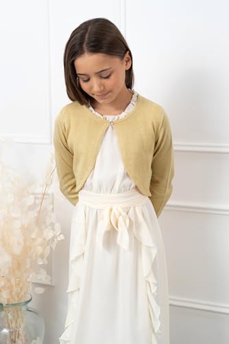 BOLEROSE Girls Long Sleeve Sparkle Cardigan Childrens Kids Bolero Shrug4