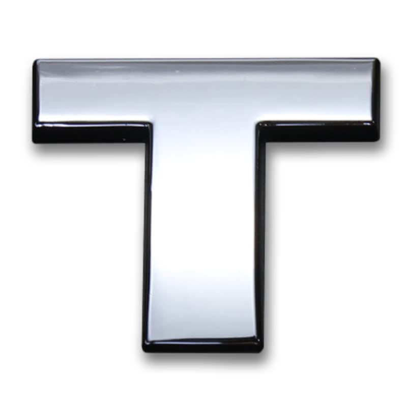 Amazon | 文字エンブレムプレート T（ティー） アルファベット 数字