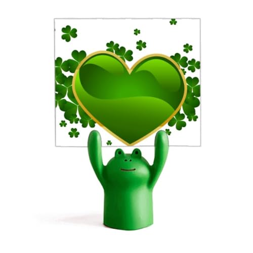 Décoration Saint-Patrick avec cette pince mémo grenouille