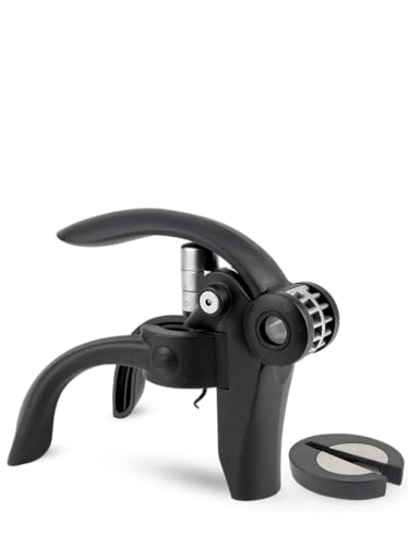 Produktfoto von PEUGEOT - Hebelkorkenzieher Baltaz mit Folienschneider - Metall mit angerautem ABS-Finish - Schwarz - 10 Jahre Garantie…