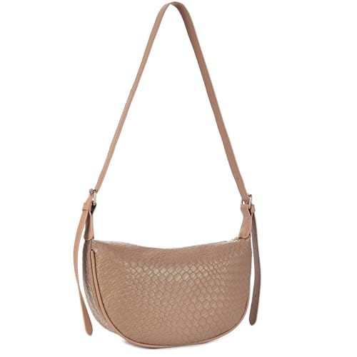 YDSIII Crescent Shoulder Bag Purses for Women Small Crossbody Bags Hobo Handbag Adjustable Strap