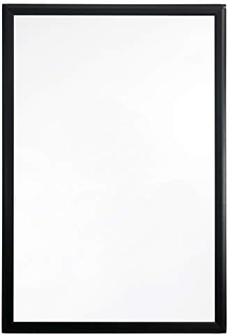 Hudeco Snap Frame 24x36 Inches, 1.02 inch Aluminum Profile, Front-Loading Snap Frame, Movie Poster Frame, Wall Mounting, Picture Frame 1626C (Black)