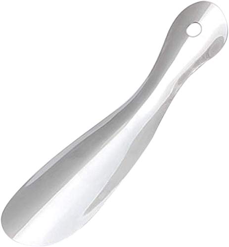 Image of 7 Inch Professional Strong Steel Plated Metal Shoe Horn (Silver)